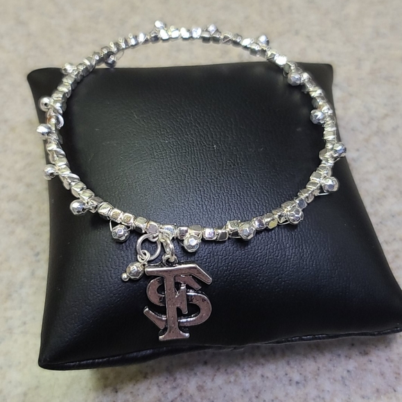 Bracelet Florida State University  Silver/Silver tone jewelry . ADJUSTABLE - Picture 2 of 7